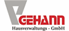 Firmenlogo: Gehann Hausverwaltungs GmbH